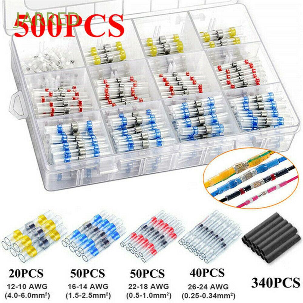Bộ 50/100/250/300/500 ống bọc đầu nối dây điện co nhiệt chống thấm nước nhiều màu
