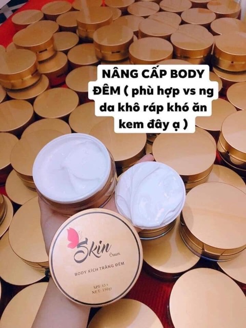 Skin  Body kích trắng đêm