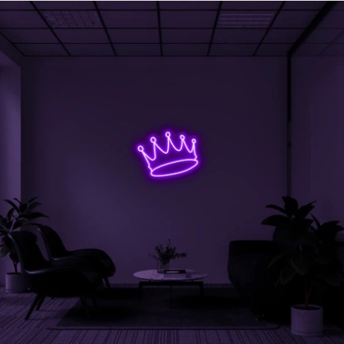 Đèn Led Neon hình Vương Niệm Decor Phòng Ngủ Nhận Thiết Kế Theo Yêu Cầu