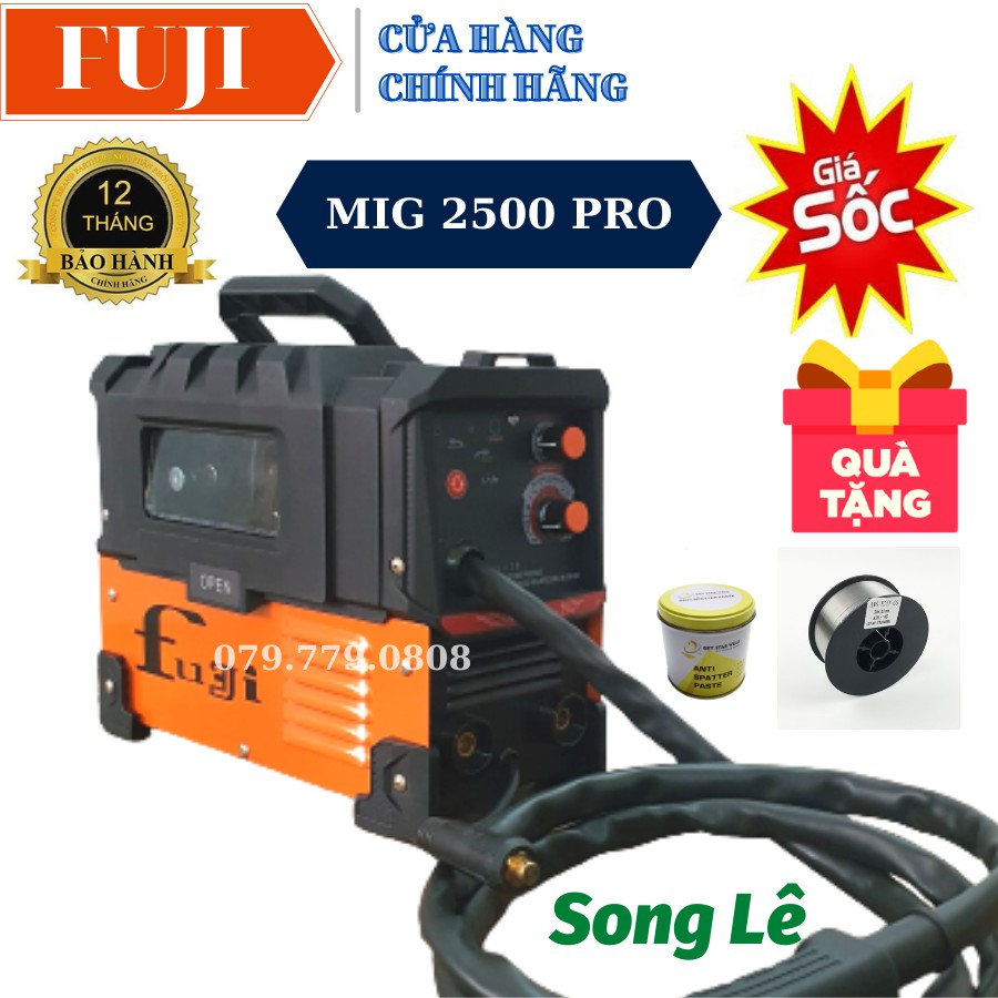 Máy Hàn Mig 5 Chức Năng Mini - Fuji 2500 PRO - Không Dùng Khí - Thợ và Gia Đình