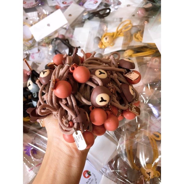 Combo 2 Dây buộc tóc hình gấu siêu xinh