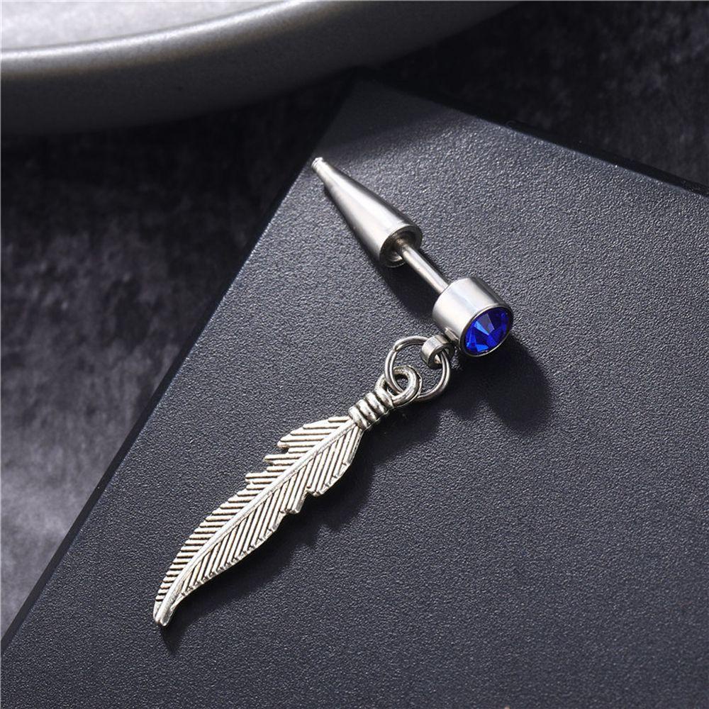 Bông Tai Hình Học Bằng Thép Titanium Kiểu Hình Học Phong Cách Punk 2Lip Cho Nam Và Nữ