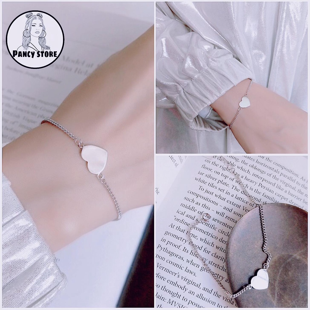 vòng tay lắc tay trái tim
