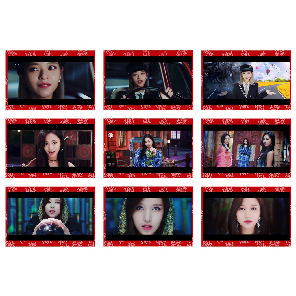 Lomo Card Ảnh Twice - MV Yes or Yes ( 36 ảnh)