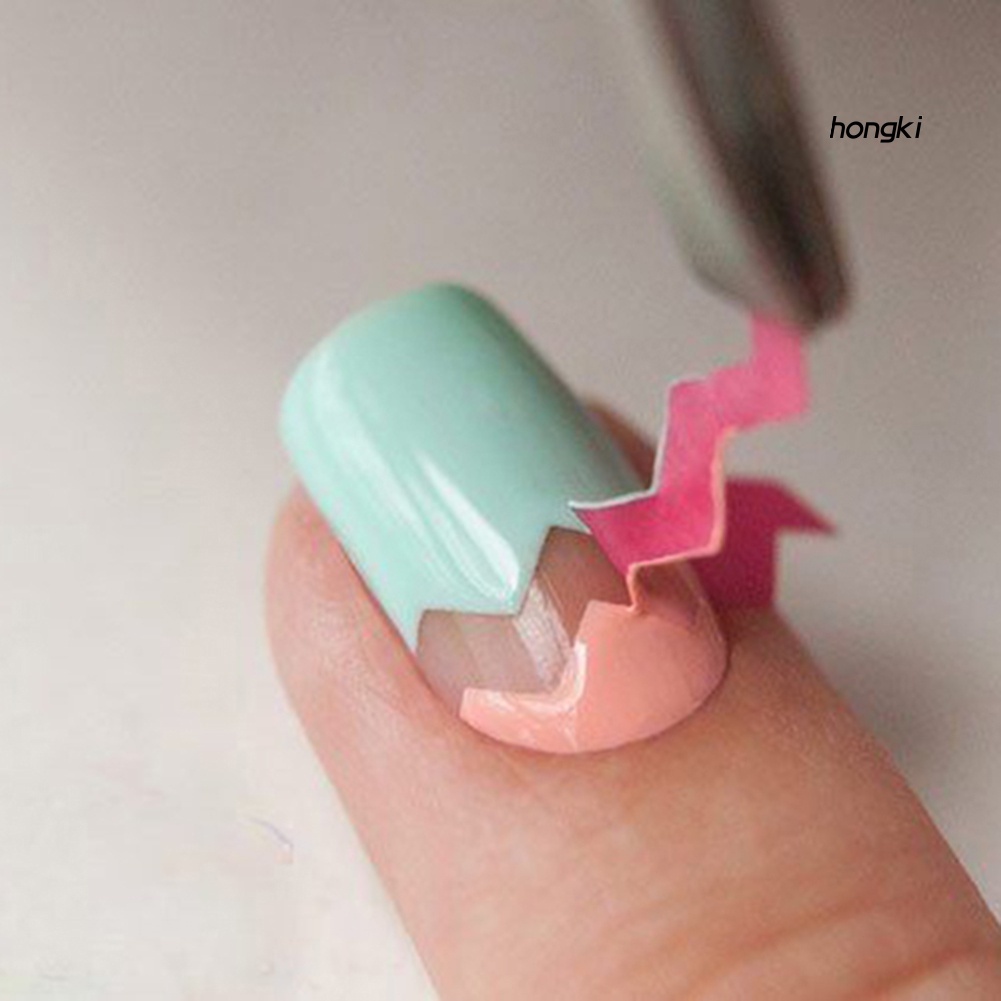 [Hàng mới về] Set 5 tờ nhãn dán hỗ trợ trang trí móng tay nghệ thuật tiện lợi