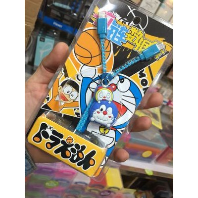 Dây Cáp Sạc / Truyền Dữ Liệu Hình Doraemon Cho Samsung & Iphone A62