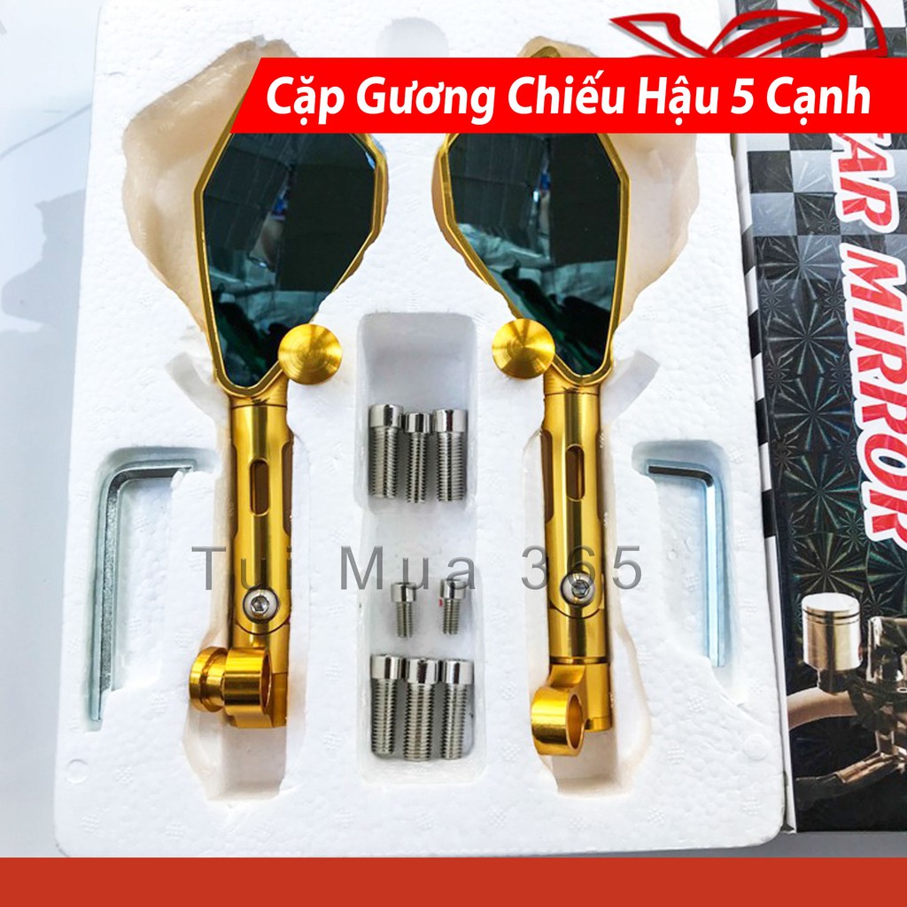 Cặp Gương Chiếu Hậu 5 Cạnh Model REAR MIRROR