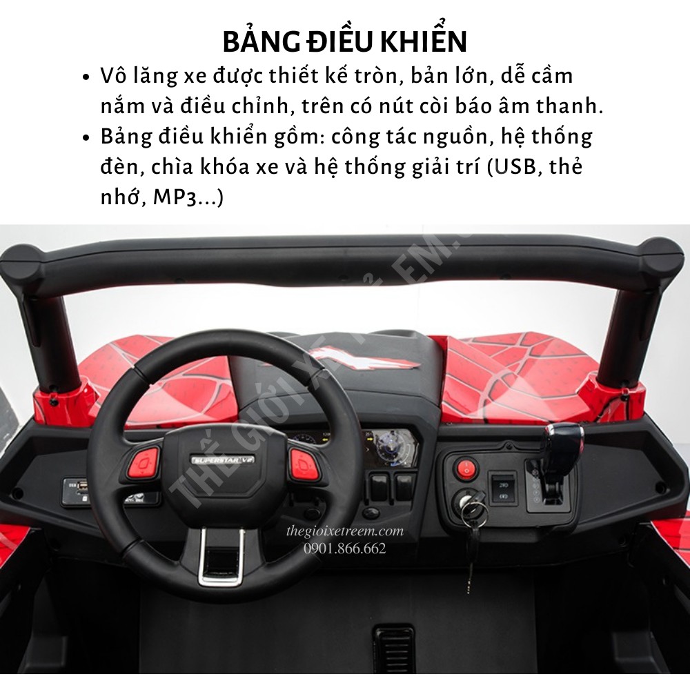 Xe ô tô Jeep cho bé ND.2018L
