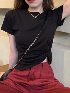 Áo xoắn eo bên sườn chất zip hottrend