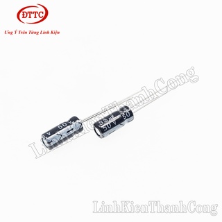 Bộ 100 Chiếc Tụ Hóa 33uF 50V (5x11mm)