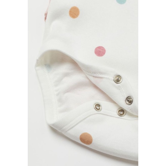 Set 2 bodysuit tay dài HM auth