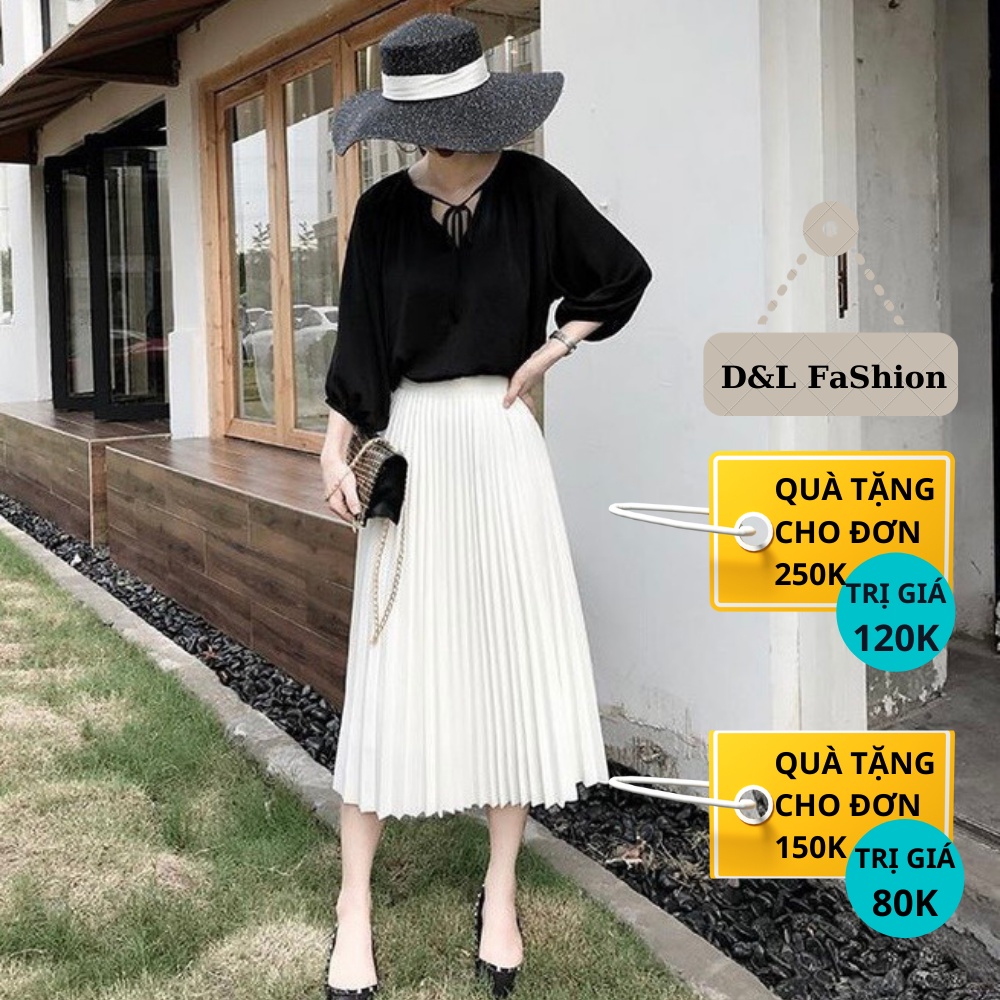 Chân Váy Xếp Ly Dáng Dài Màu Trắng Thời Trang Hè Hàng Qc Loại 1 Freeship,Váy Xếp Li Dáng Dài Nhiều Màu Cao Cấp Mới
