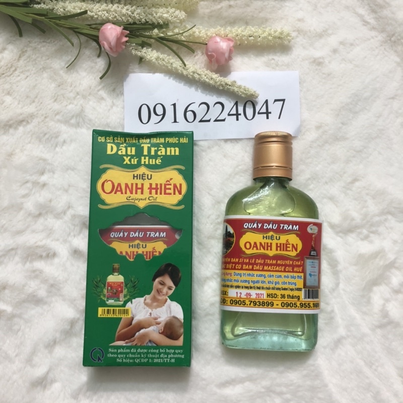 Tinh dầu Tràm nguyên chất 100 ml/ Dầu tràm Oanh Hiến cao cấp