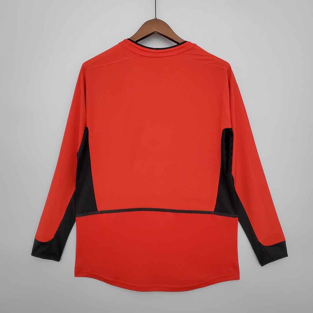 Áo Bóng Đá Dài Tay Phong Cách Retro Cho Nam 02-04 MU