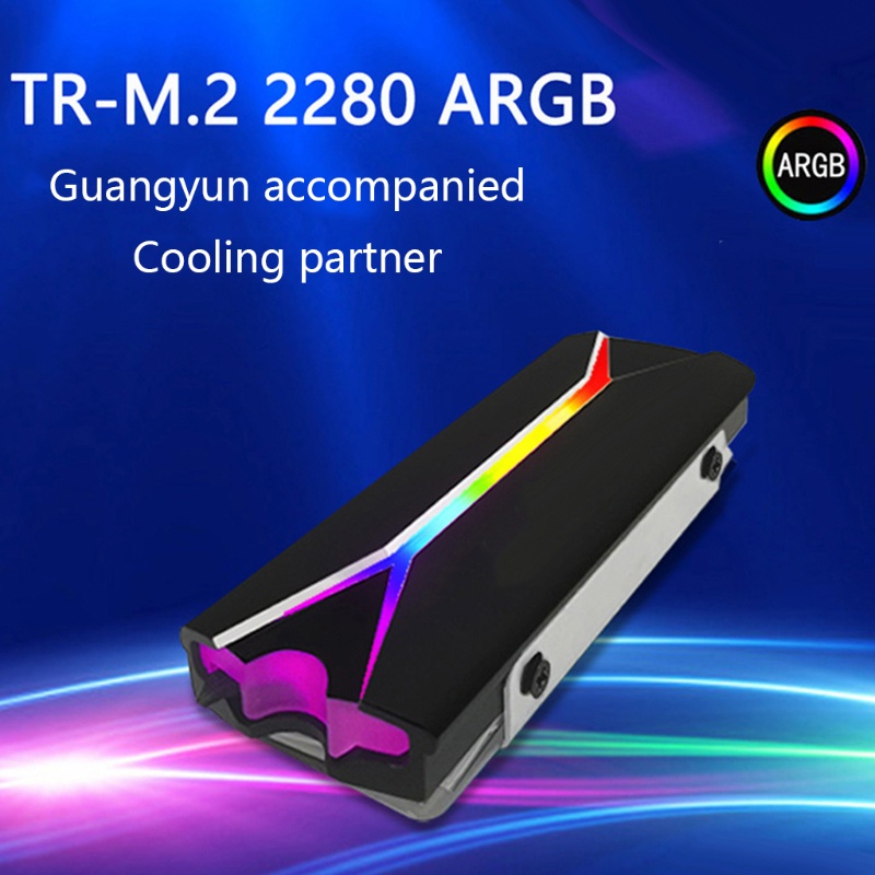 Bộ Tản Nhiệt Ổ Cứng SSD zzz 5V ARGB NVMe M 2 Cho Ổ Cứng M 2