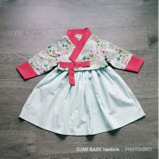 Hanbok gấu hồng