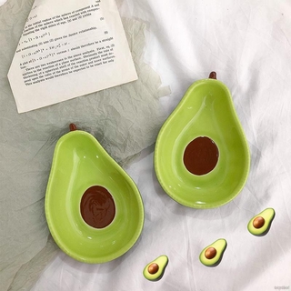 1 Dĩa Gốm In Hình Trái Cây Dễ Thương