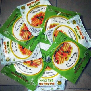 Bánh tráng bò bía đậu xanh combo 6 gói siêu rẻ