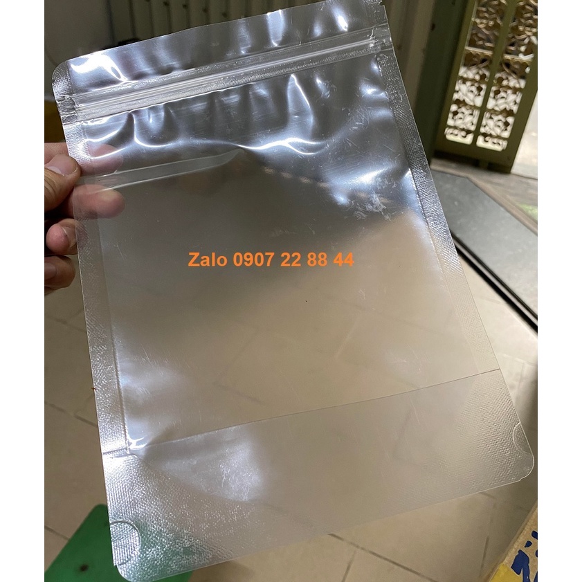 1KG TÚI ZIPPER 2 MẶT TRONG SUỐT