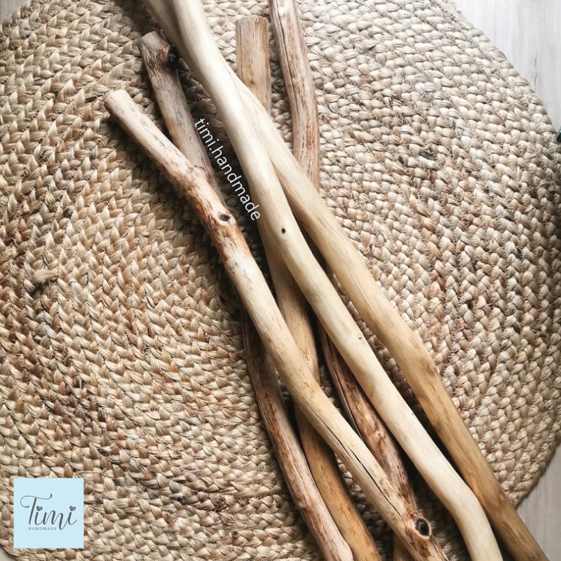 Cành cây tự nhiên 20/30/40/50/60/70cm làm macrame, decor trang trí