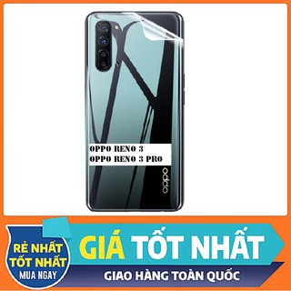 Dán Dẻo PPF Mặt Sau Lưng OPPO Reno 3 A91 - Reno 3 Pro 5G Trong suốt