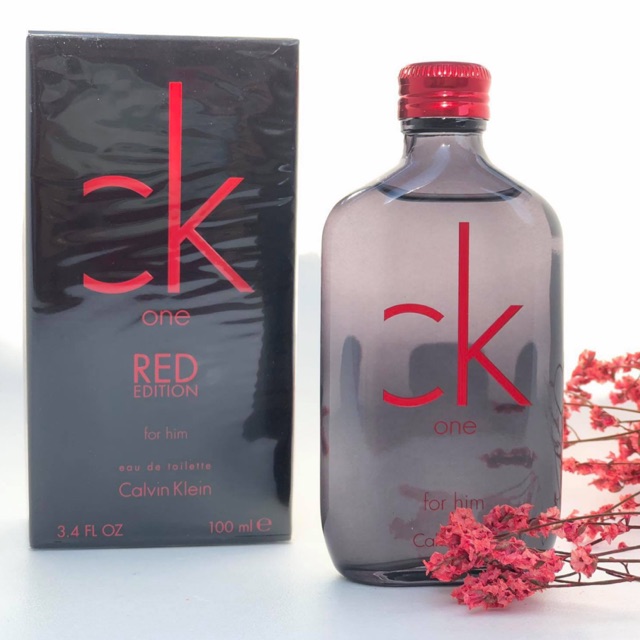 Nước hoa Nam CK One Red Edition for Him 100ml Trẻ trung, năng động