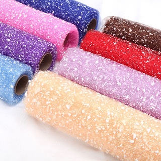 Cuộn Lưới Tuyết , Giấy Gói Hoa Lưới Tuyết Trang Trí Tháp Oản Tài Lộc - Phụ Kiện Làm Hoa