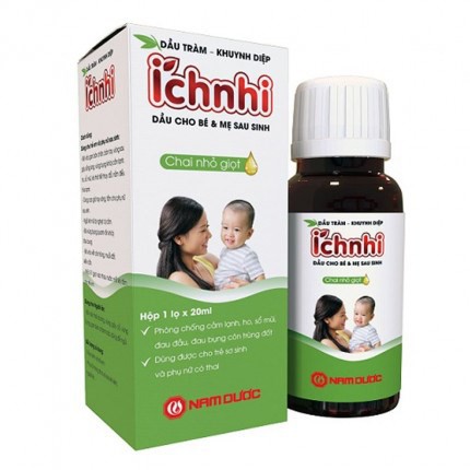 DẦU TRÀM - KHUYNH DIỆP ÍCH NHI - Chai 30ml - Dầu cho trẻ sơ sinh