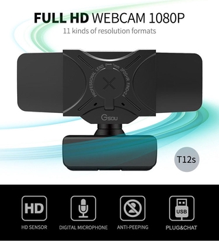 Webcam T12S Usb 2.0 Pc 1080p Kèm Micro Cho Máy Tính