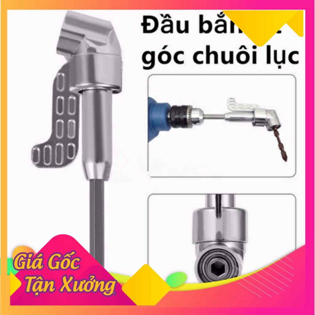 Xả hàng Đầu bắn vít góc chuôi lục - G054b