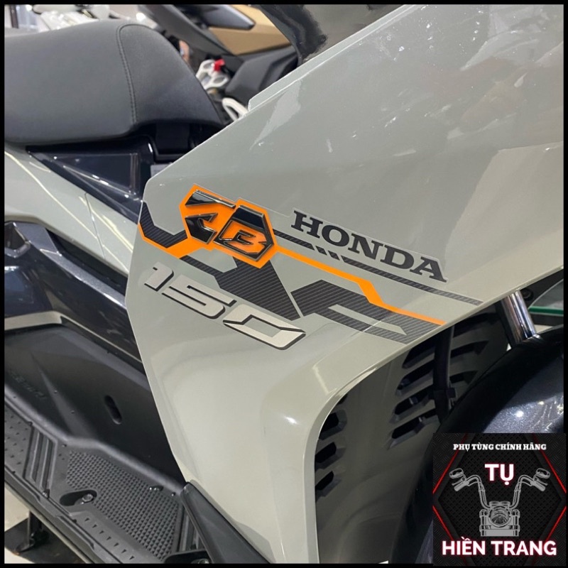 LOGO AB MÀU ĐEN ZIN AB LIMITED 2021 CHÍNH HÃNG HONDA