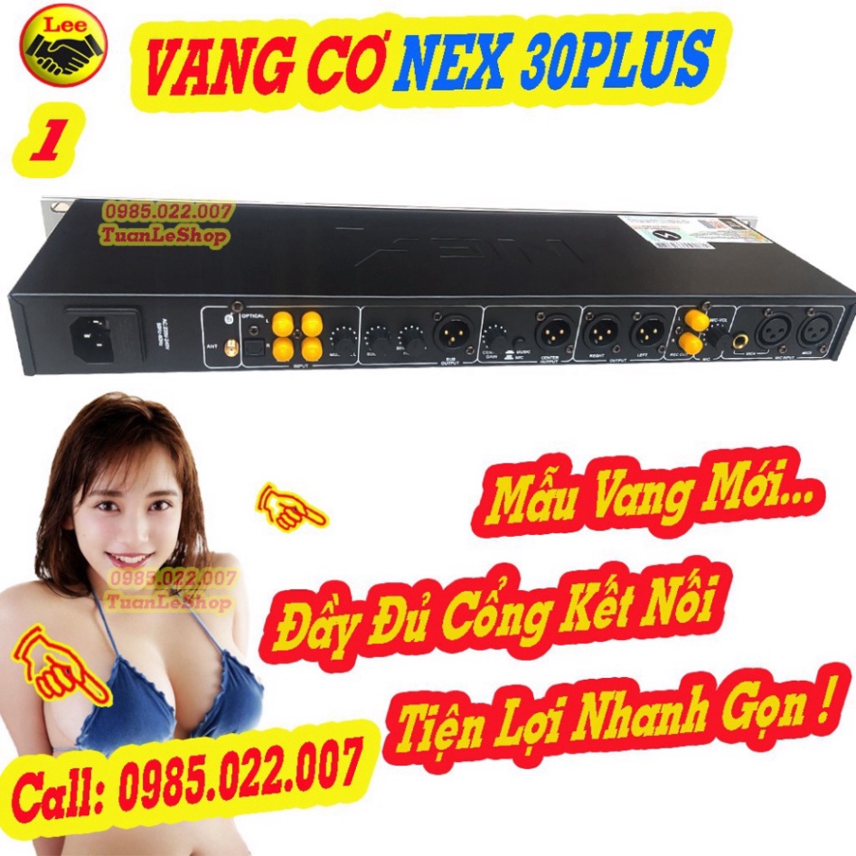 VANG CƠ NEX FX30 PLUS CÓ REVER CAO CẤP – VANG KARAOKE