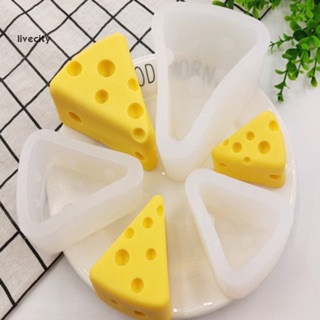 [ 𝗩𝗼𝘃𝗮 𝗠𝗮𝗿𝘁] Khuôn silicon làm bánh hình phô mai/cheese (khuôn trong suốt)