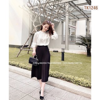 [EVIS.VN] SƠ MI LỤA ĐÍNH TRAI CHUẨN HÀN SIÊU SỊN SÒ TK1246