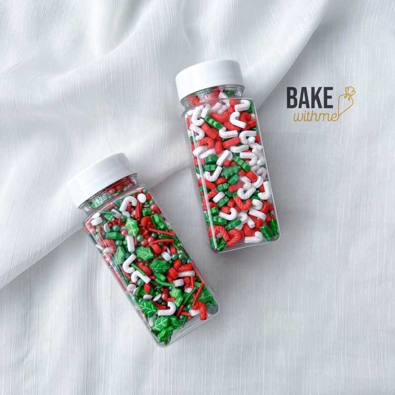 Kẹo bông đường, kẹo trang trí giáng sinh, cây thông để trang trí các loại bánh sinh nhật, bánh kem, cupcake, donut