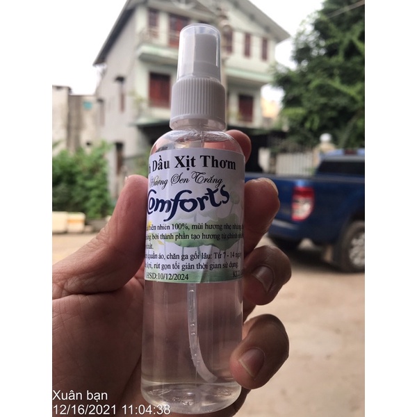 Combo 3 chai xịt thơm quần áo hương comfo 100ml
