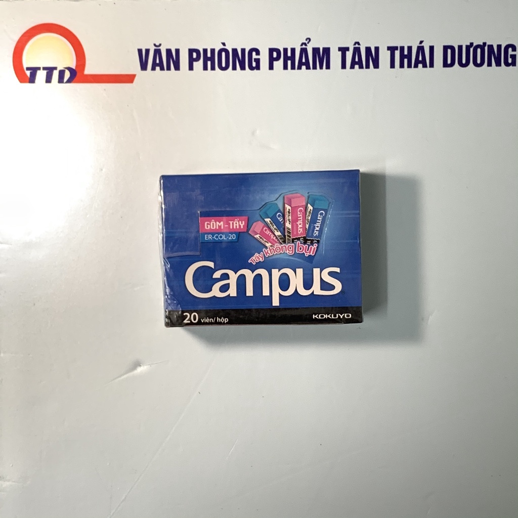 Tẩy Campus Màu Sắc - Hồng/ Xanh Dương/ Đen/ Trắng