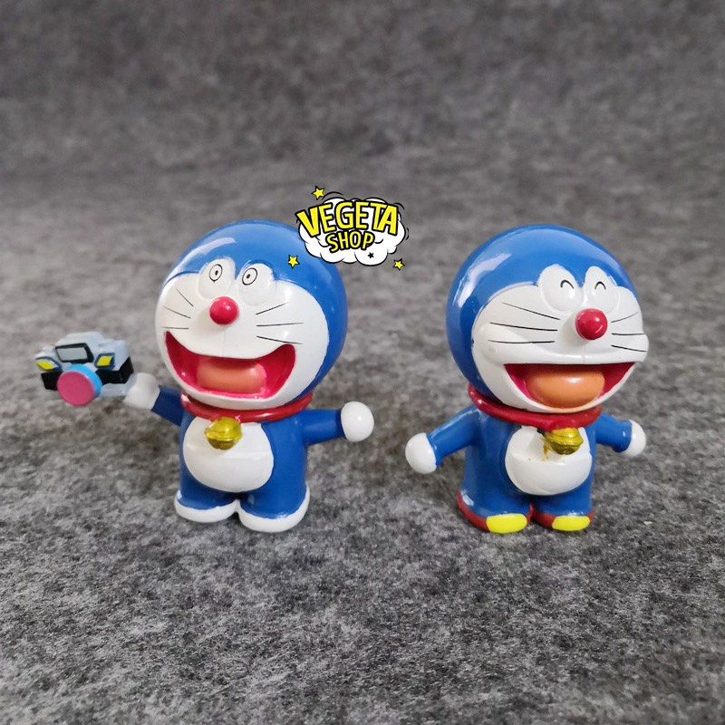 Mô hình Doraemon Doremon - Trọn bộ 8 Mô hình các tư thế Doremon Doraemon và bảo bối - Cao khoảng 5~6cm