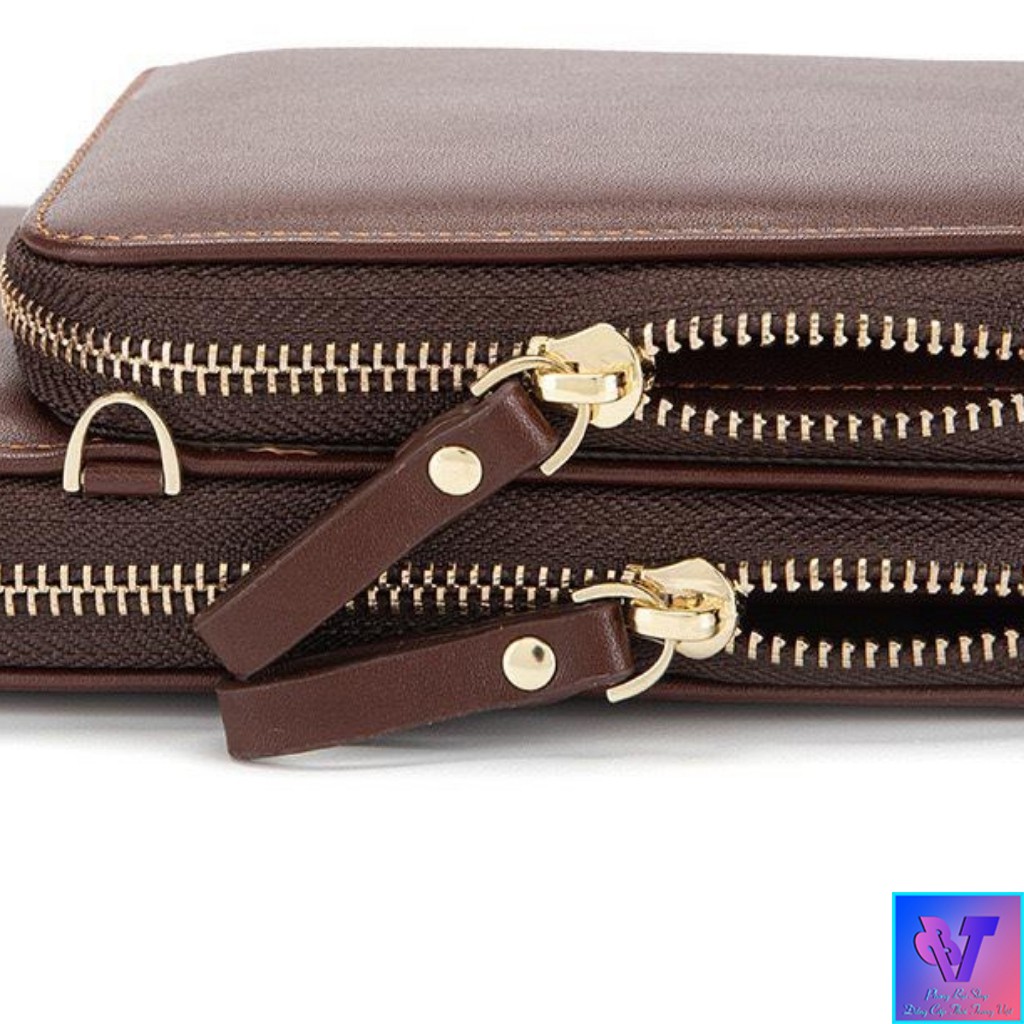 Túi Nam Mini Tiện Dụng Năng Động Hàn Quốc Chất Da Đẹp Đeo Chéo Có Hai Ngăn Kéo Khóa Riêng Biệt PB032 | BigBuy360 - bigbuy360.vn