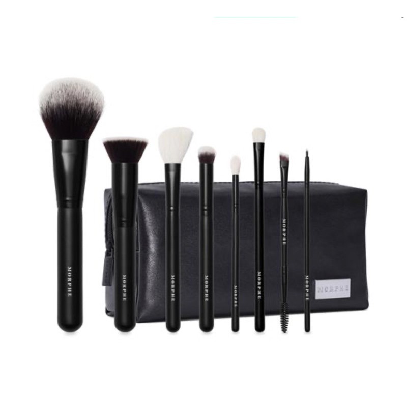 Có sẵn - Bộ cọ mắt kèm box da Morphe Get Things Started cho người bắt đầu makeup