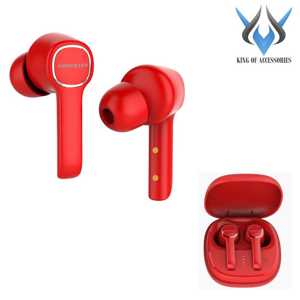 Tai nghe Bluetooth TWS Headset Hopestar S12 V5.0 kết nối từng tai riêng lẻ, âm thanh cực hay, pin dùng đến 4H