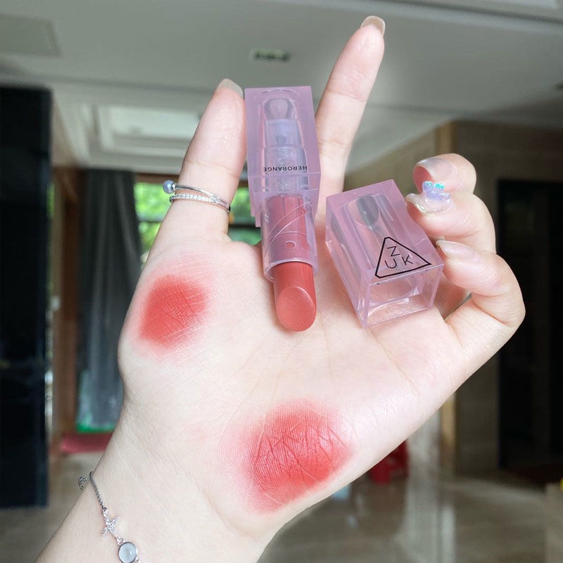 [Hàng mới về] Son Lì Zuk Chống Thấm Nước Bền Màu Vỏ Trong Suốt