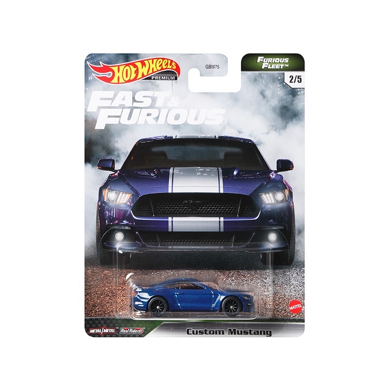 Xe mô hình Hot Wheels Premium Custom Mustang
