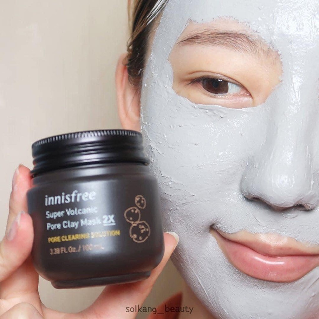 Mặt nạ đất sét Super Volcanic Pore Clay Mask 2X Innisfree