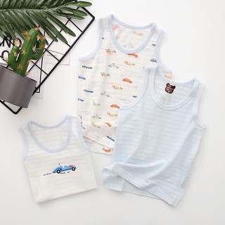 Set 3c áo ba lỗ xuất Nhật chất liệu cotton sợi tre siêu đẹp.