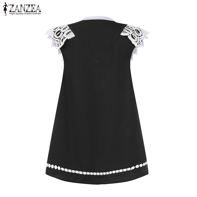 ZANZEA Áo Nữ Không Tay Phối Ren Thời Trang Quyến Rũ | BigBuy360 - bigbuy360.vn