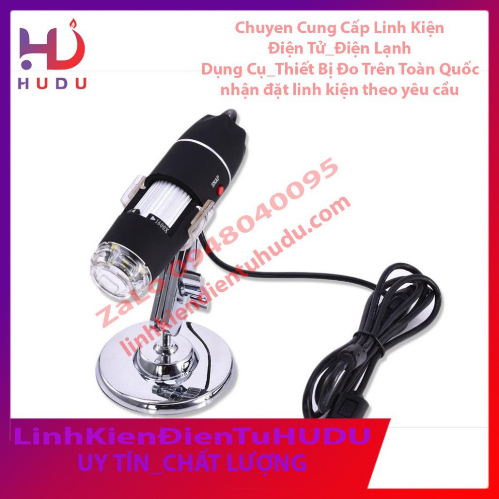 Kính Hiển Vi Điện Tử Phóng Đại 1600X Kết Nối Điện Thoại Và Máy Tính Digital Microscope