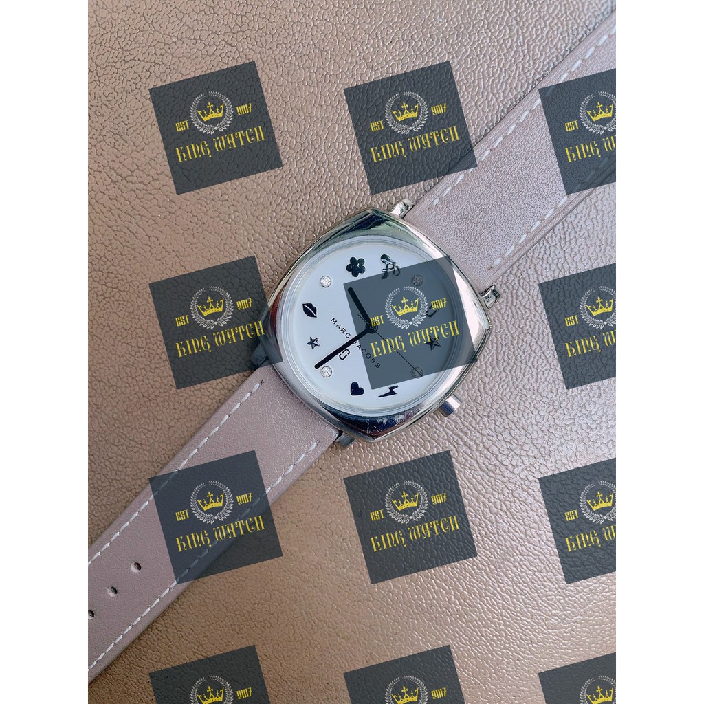 Đồng hồ nữ marc jacobs mandy size 34mm - dây da - 6 màu