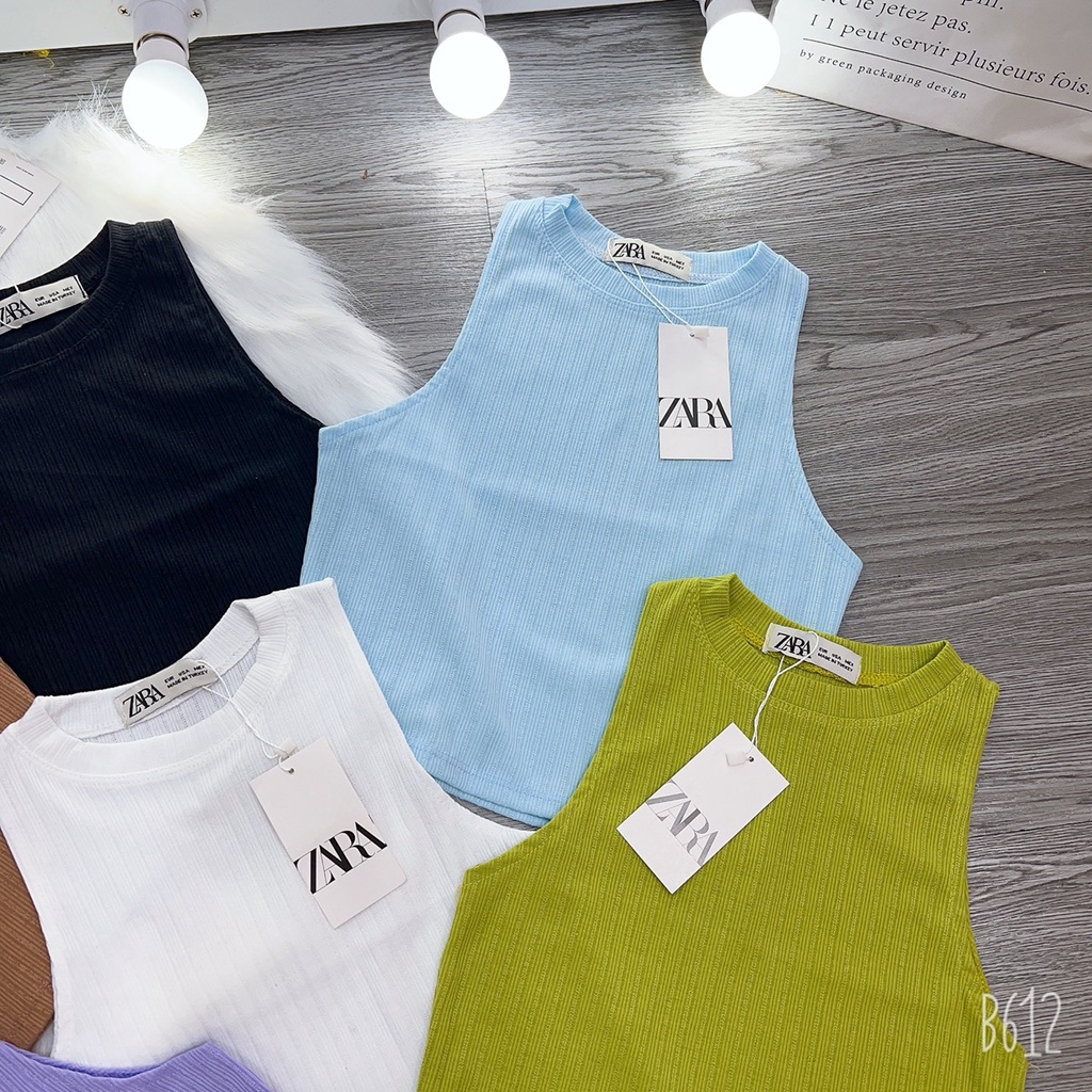 Áo thun body Croptop ba lỗ gân bông lúa nhà CH