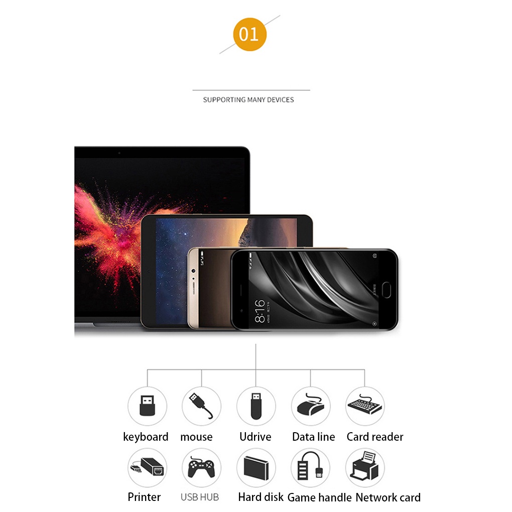 MC-Portable Type-c Male To USB Female Adapter Laptop Computer USB 3 0 Mini Aluminum Alloy USB-C Converter